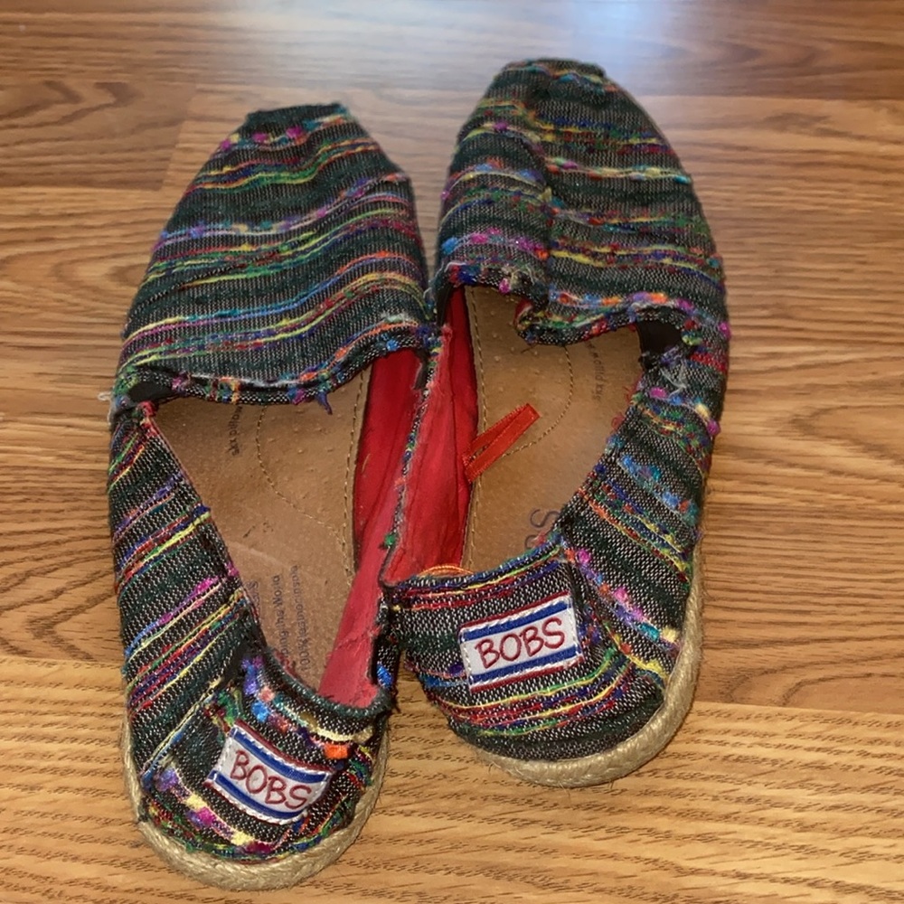 Colorful BOBS flat shoes from Sketchers